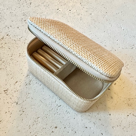 NWT Jcrew woven jewerly case jewelry box jewelry organizer - Picture 3 of 7